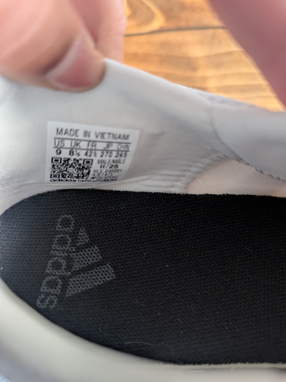 Adidas Men's White Low-Cut Underwear/Sock Liner